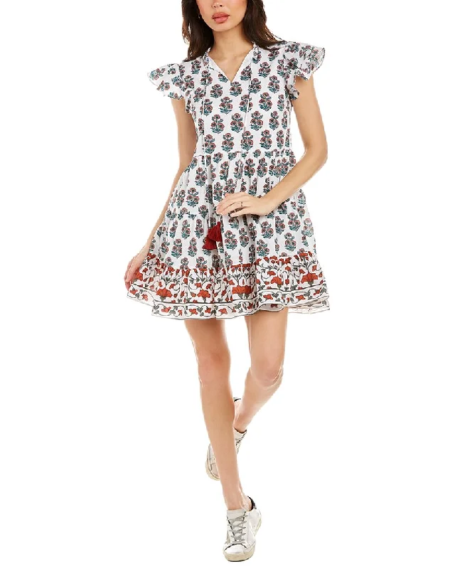 Celina Moon Frill Tiered Mini Dress