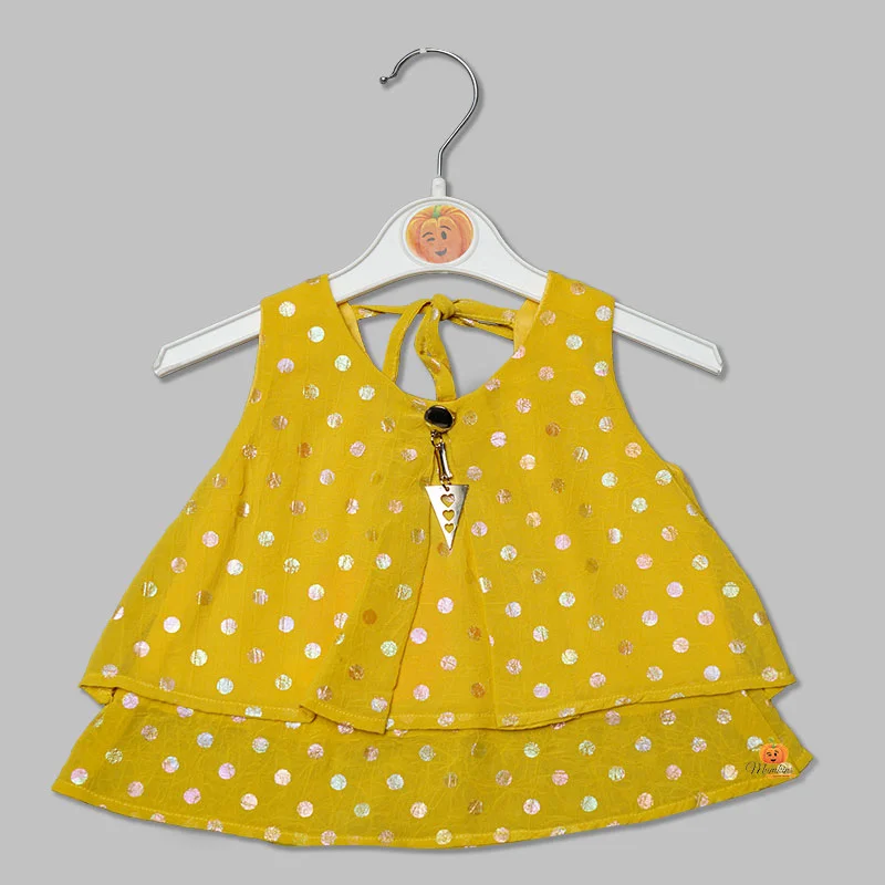 Dotted Top for Girls